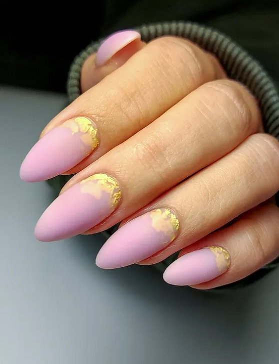 pink ombre nails