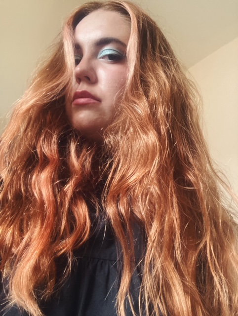 Journalist Annie Walton Doyle with red hair