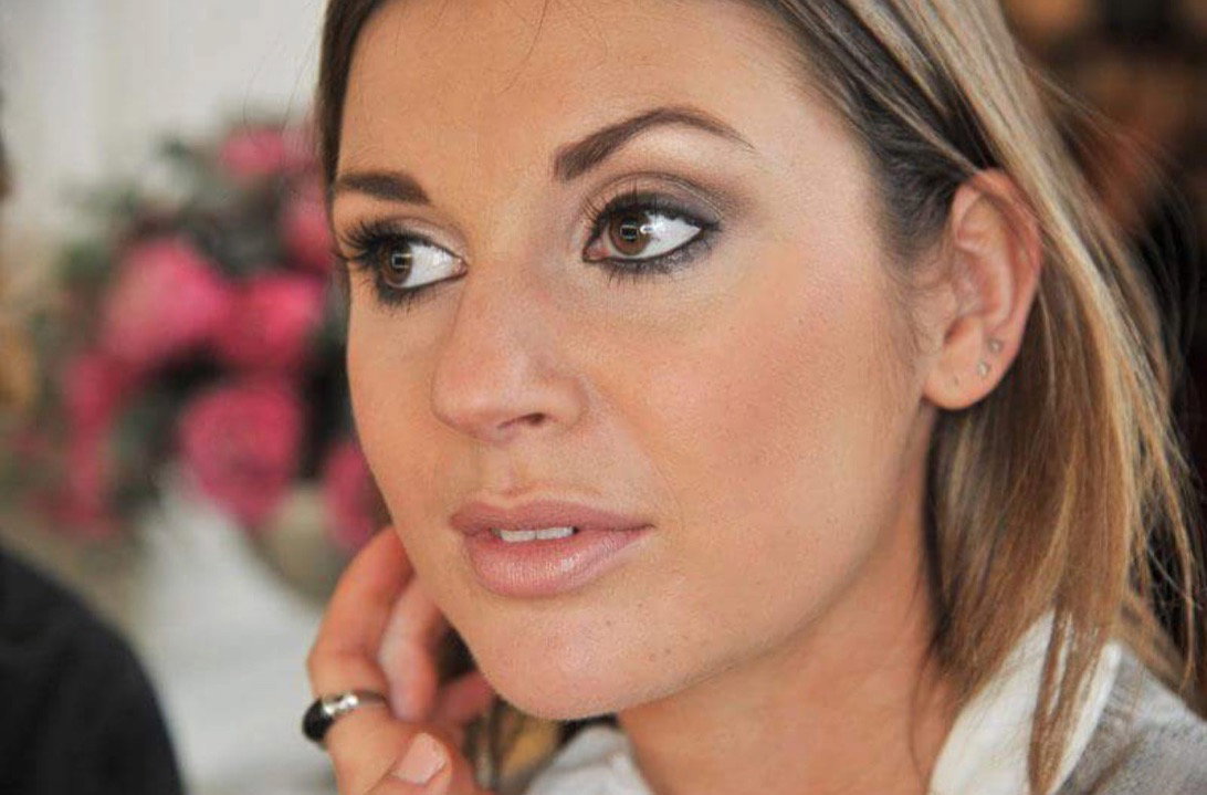 Beauty editor Rosie Underwood with a fake tan