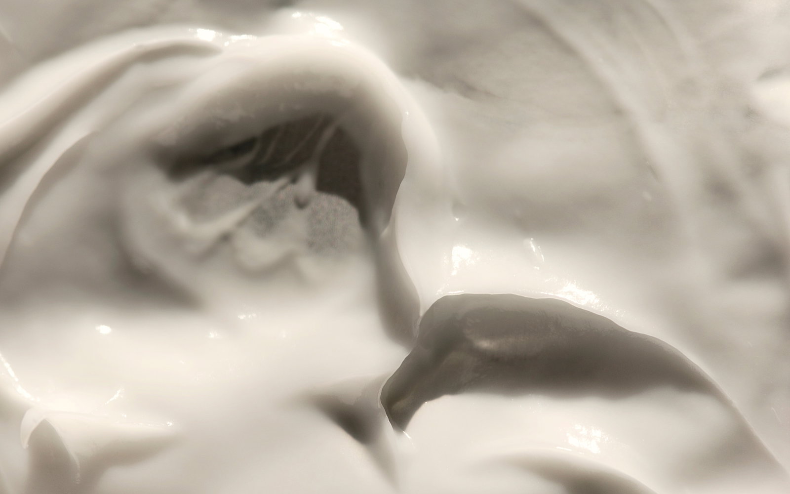 Closeup of hair mask