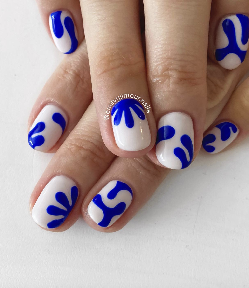 White on blue | Live That Glow White on blue