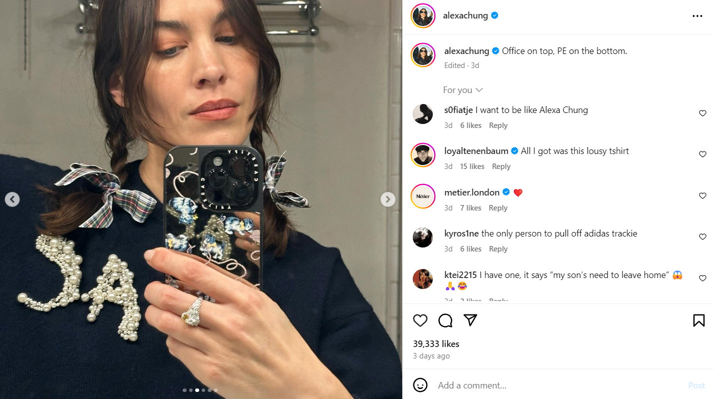 alexa chung winter | Live That Glow winter looks 2023