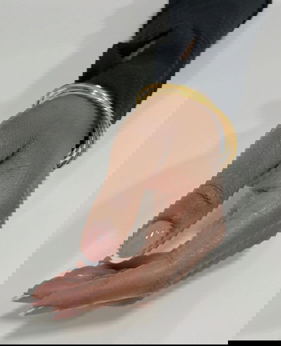 almond white french tips