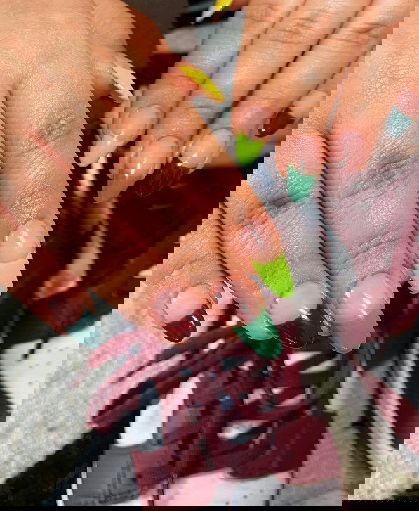 fall almond nails | Live That Glow fall almond nails