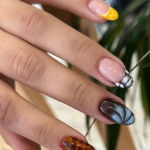 mismatched croc print nails skip the filter