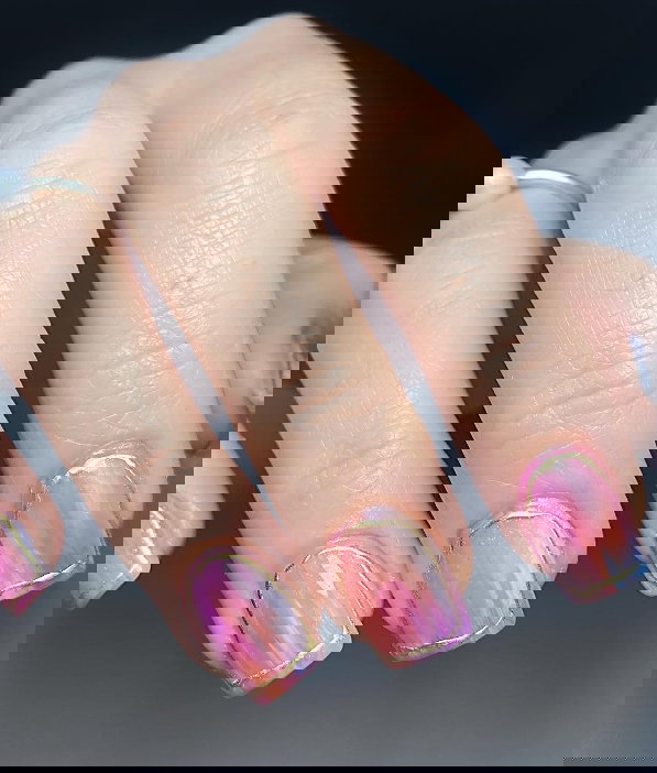 pastel ombre chroma spring nails