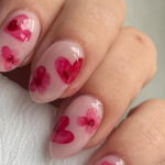 summer baby pink nails