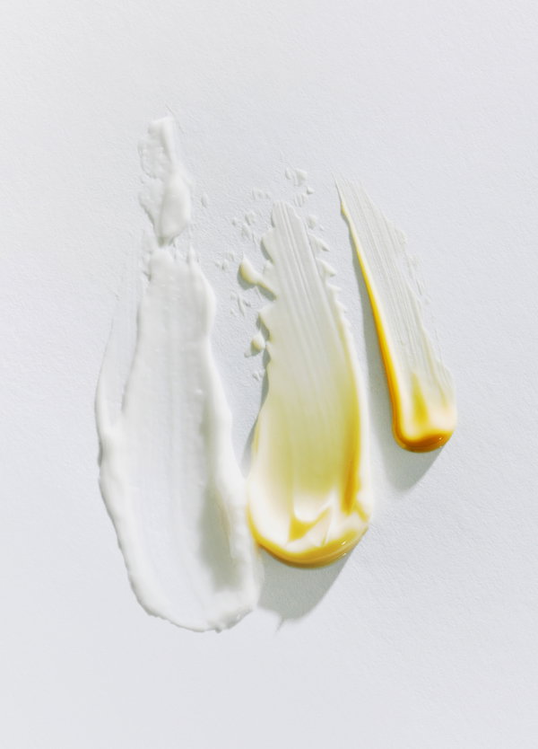 skincare lotion and gels textures