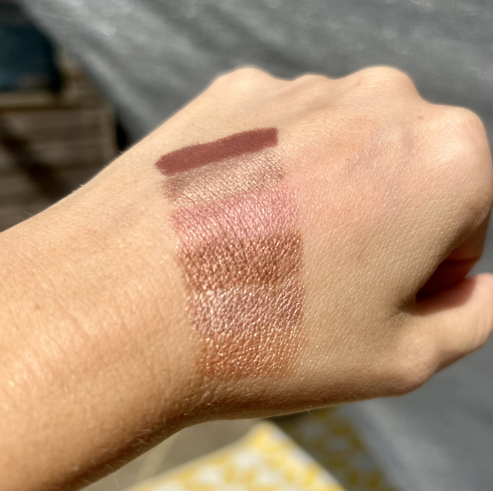 Nude Stix eyeshadow swatch | Live That Glow Nude Stix eyeshadow swatch