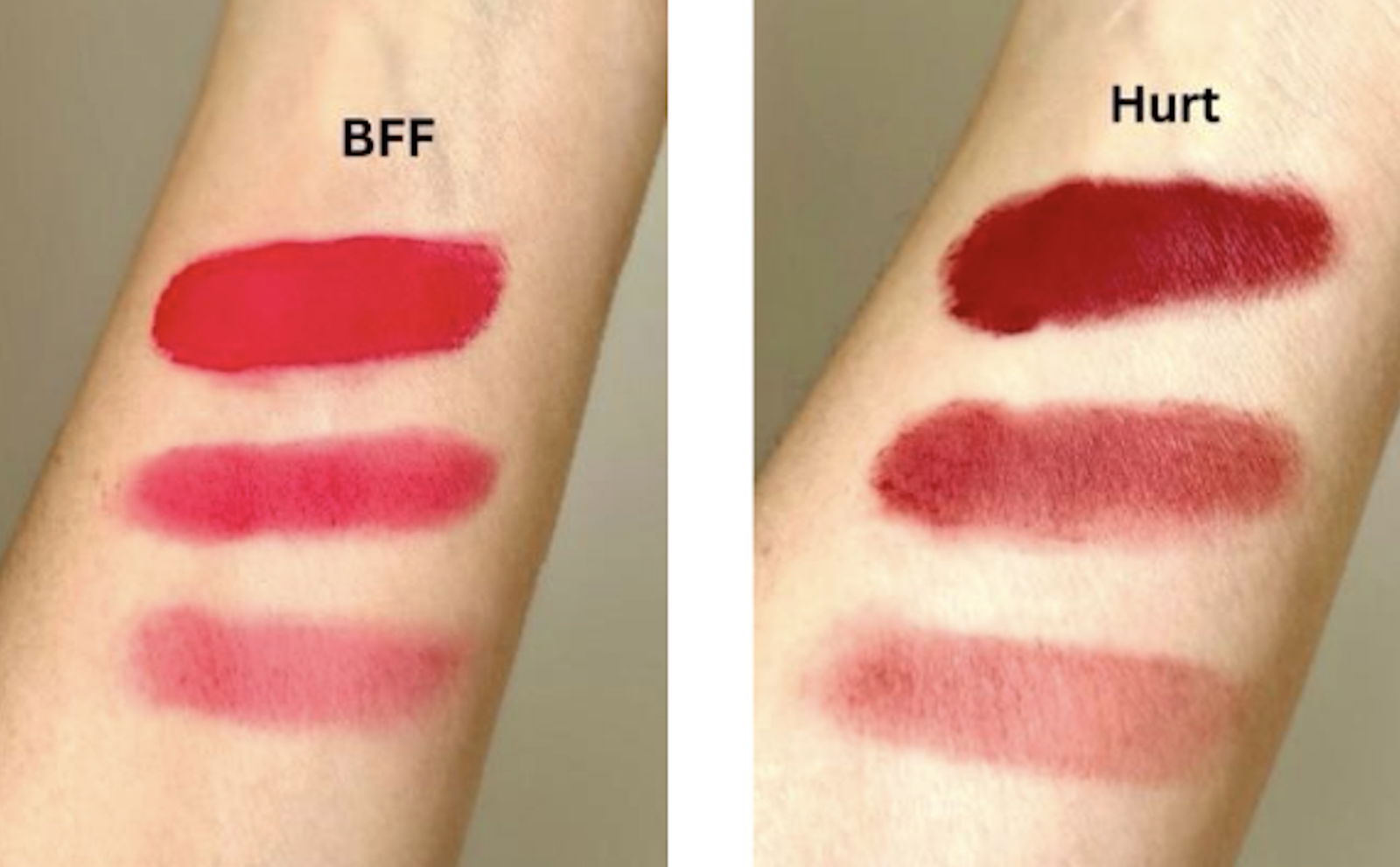 Fwee Lip & Cheek Blurry Pudding Pot swatches