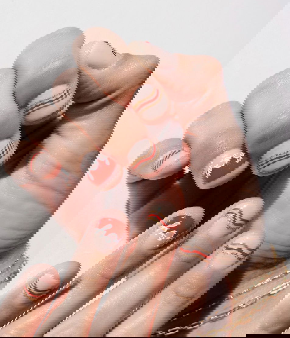 Short Christmas nails