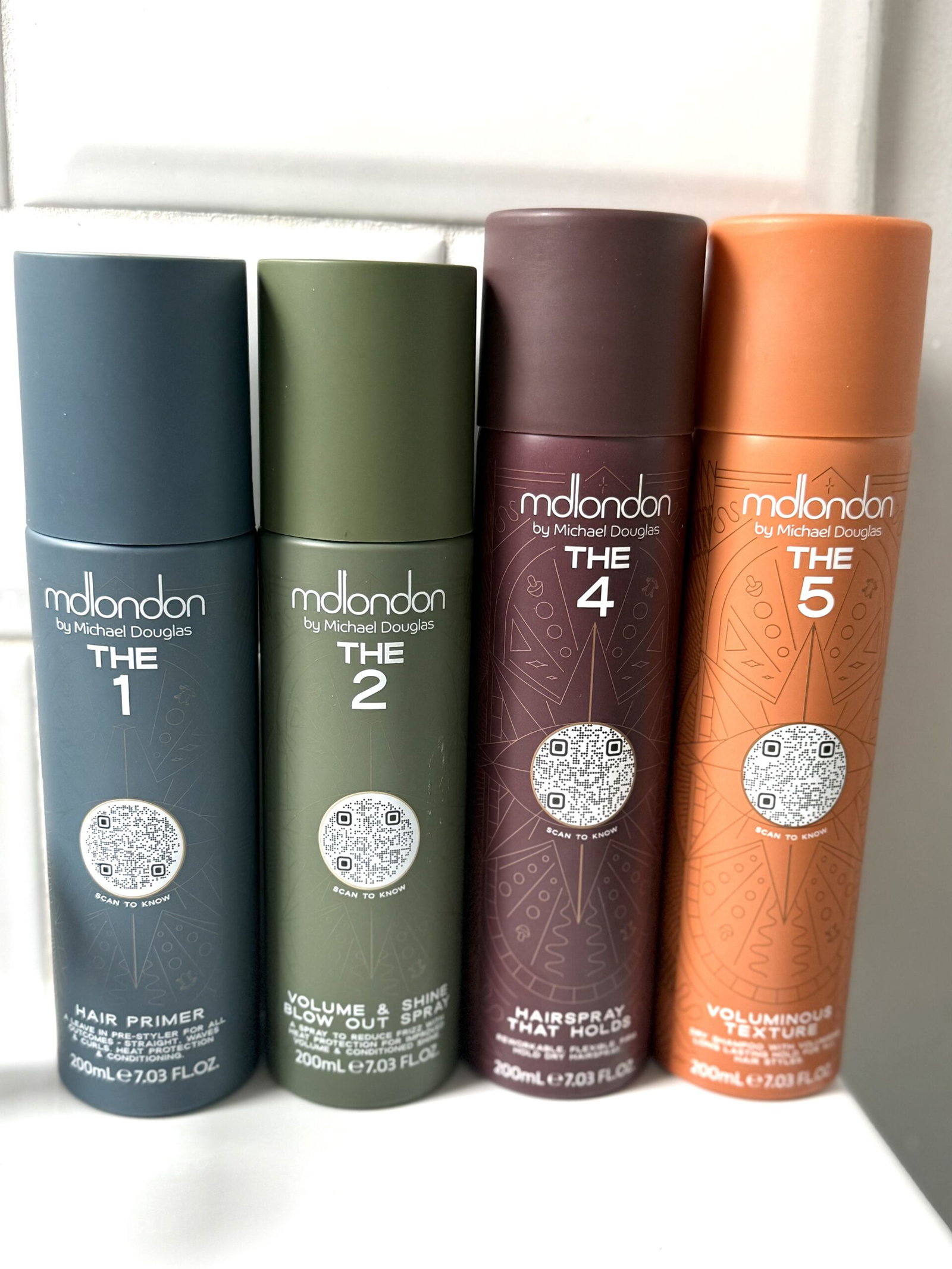 MD London The Numbers numbers 1, 2, 4 and 5 product packaging