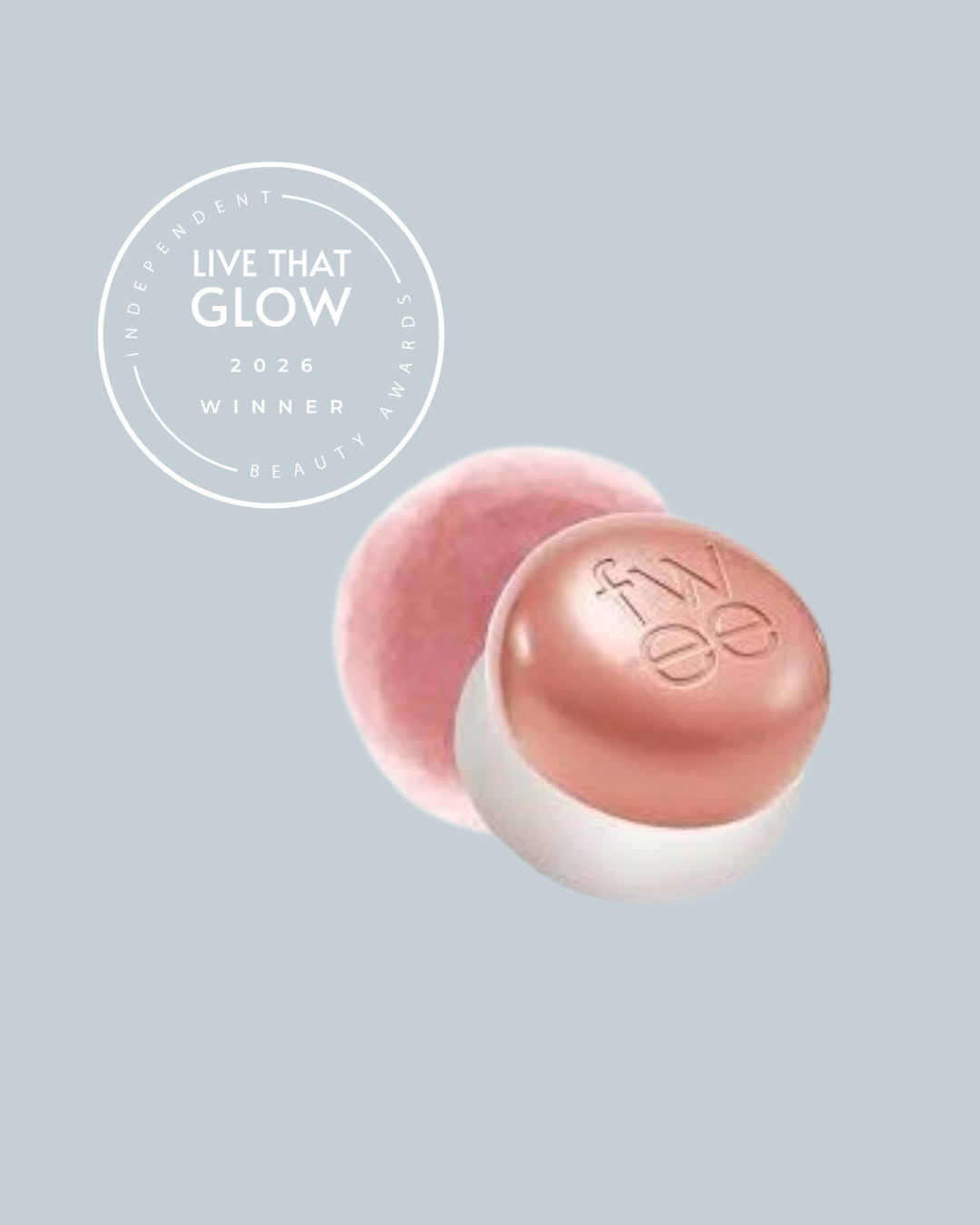 Live That Glow Independent Beauty Awards 2026 Best Blush Winner - fwee Blurry Pudding Pot | Live That Glow Best Blush: Winner image for the Live That Glow Independent Beauty Awards 2026 featuring fwee Blurry Pudding Pot, winner of Best Blush.