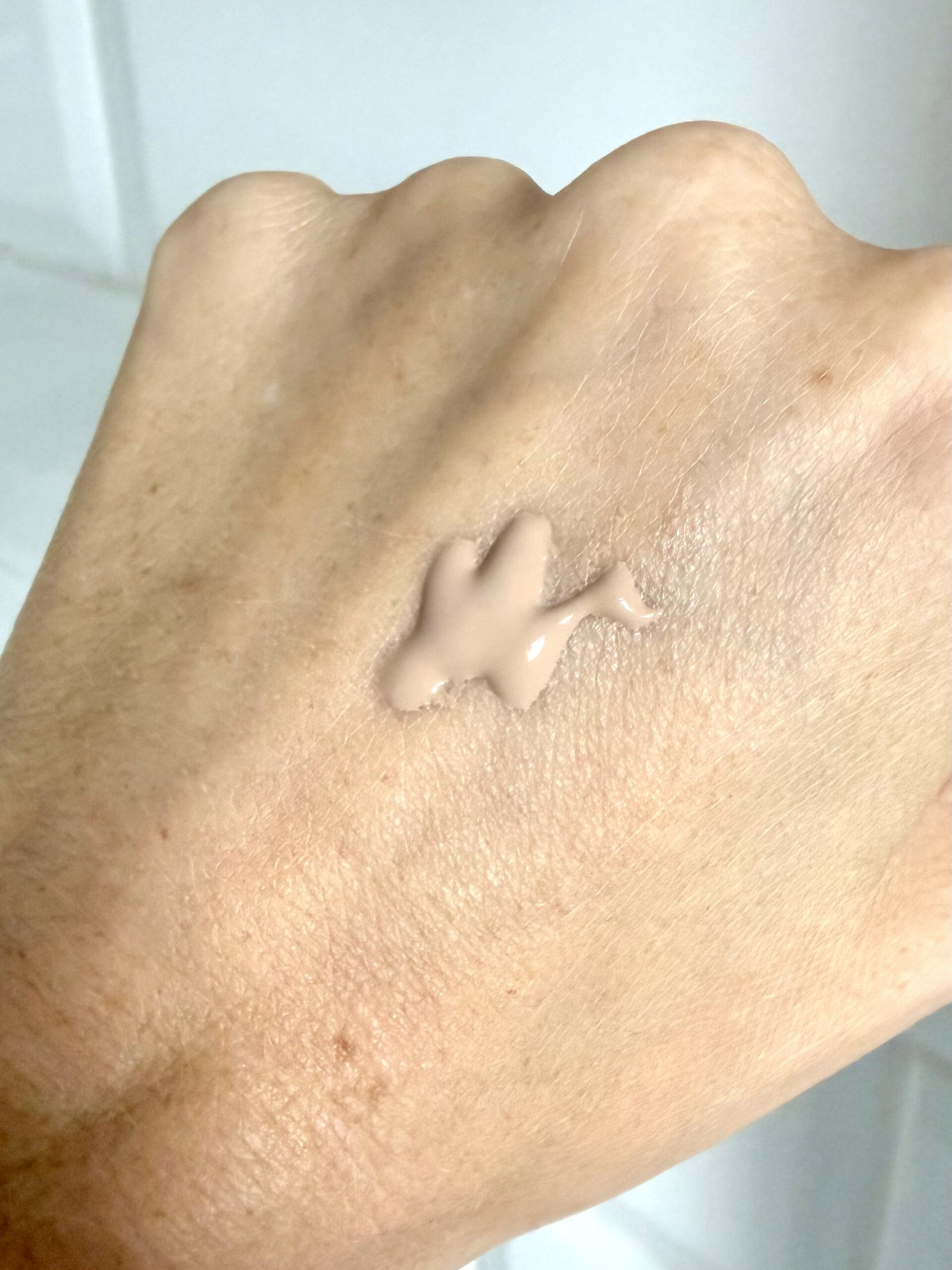 Erborian BB Cream swatch on hand