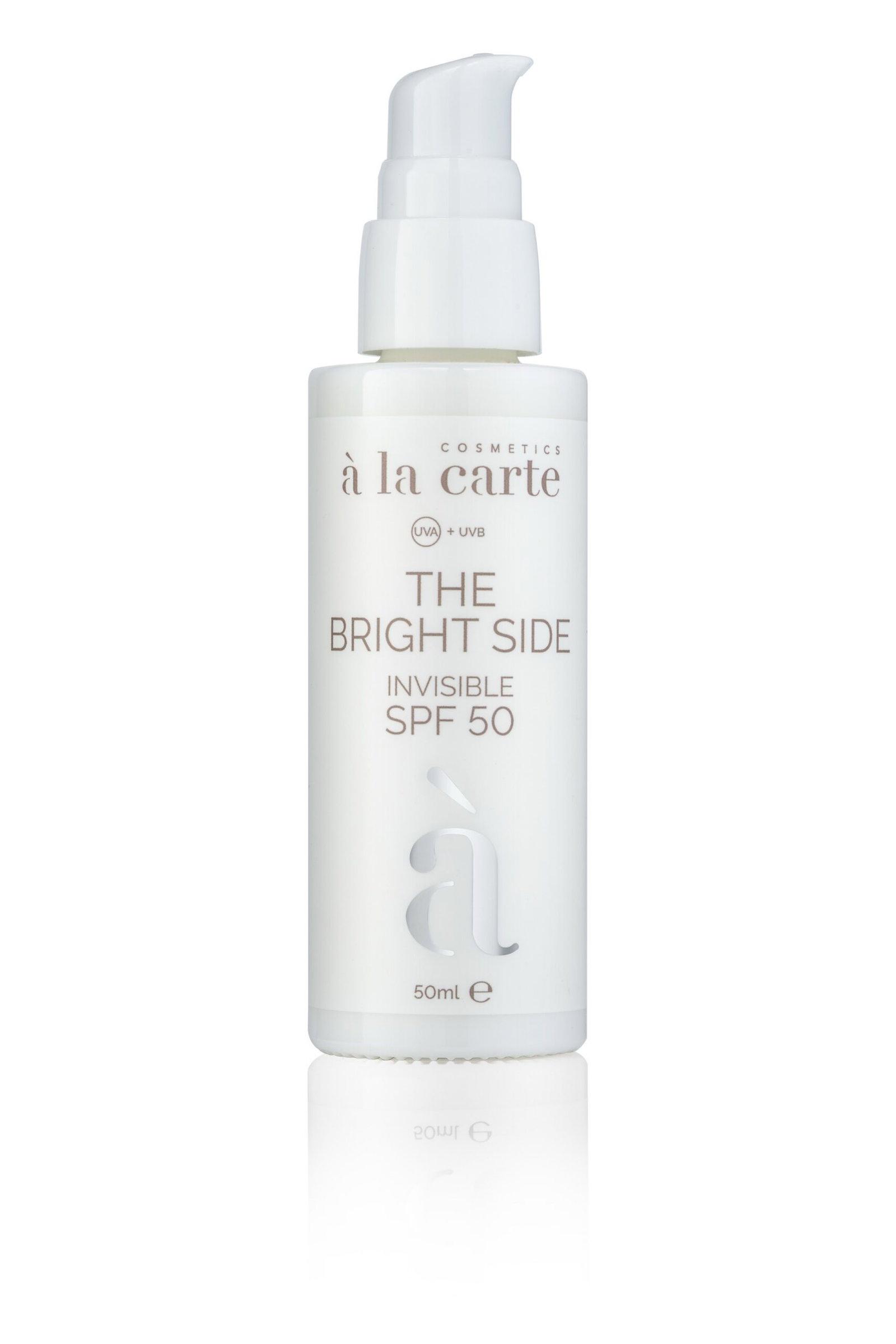 cosmetics-a-la-carte-the-bright-side-invisible-spf50jpg | Live That Glow Cosmetics à la Carte The Bright Side Invisible SPF 50 featured in Live That Glow's best English beauty products roundup