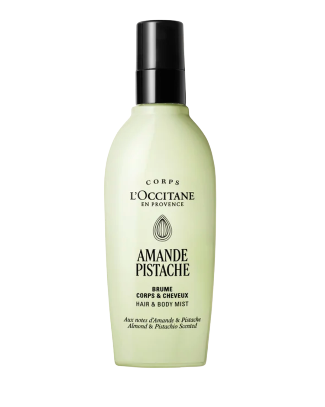 loccitane-almond-pistachio-hair-body-mist | Live That Glow L'Occitane Almond & Pistachio Hair & Body Mist with creamy pistachio gourmand fragrance notes.