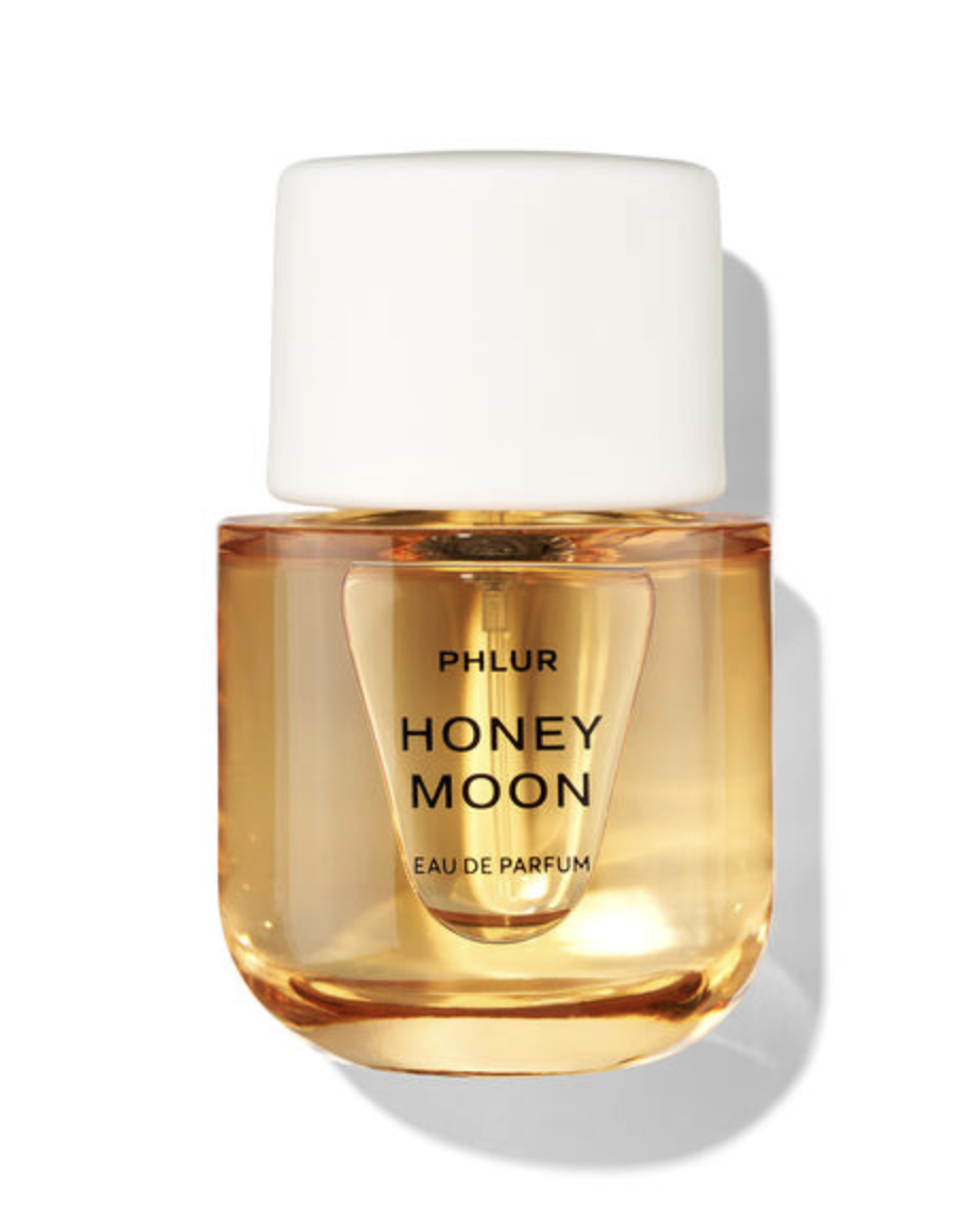 phlur-honey-moon-eau-de-parfum | Live That Glow PHLUR Honey Moon Eau de Parfum blending honey, florals and sandalwood in a modern gourmand fragrance.