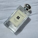 Jo Malone London English Pear & Freesia Cologne bottle photographed during our review