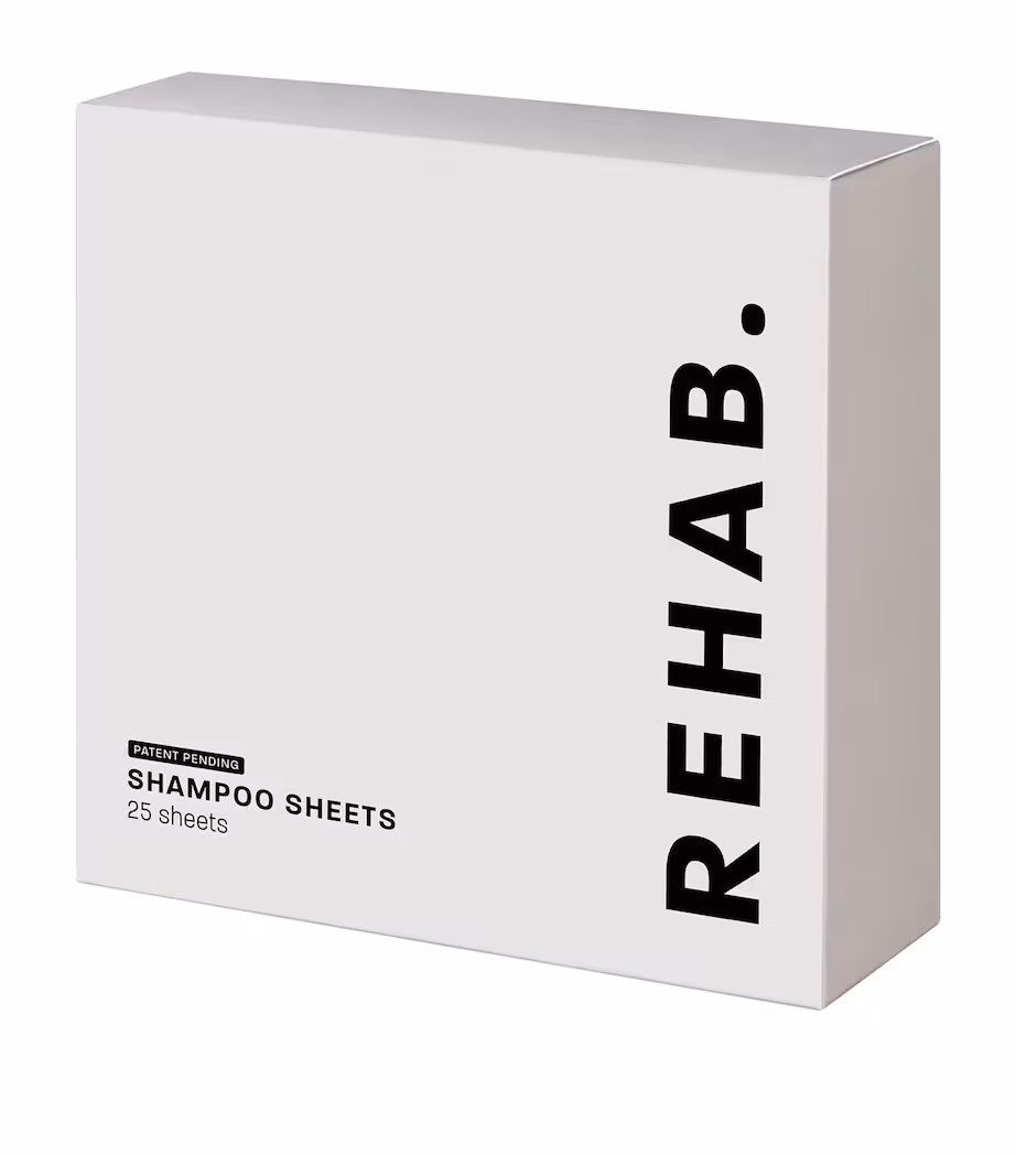 rehab-hair-shampoo-sheets-festivalpng | Live That Glow REHAB. Your Hair Shampoo Sheets, a lightweight shampoo option for festivals and camping