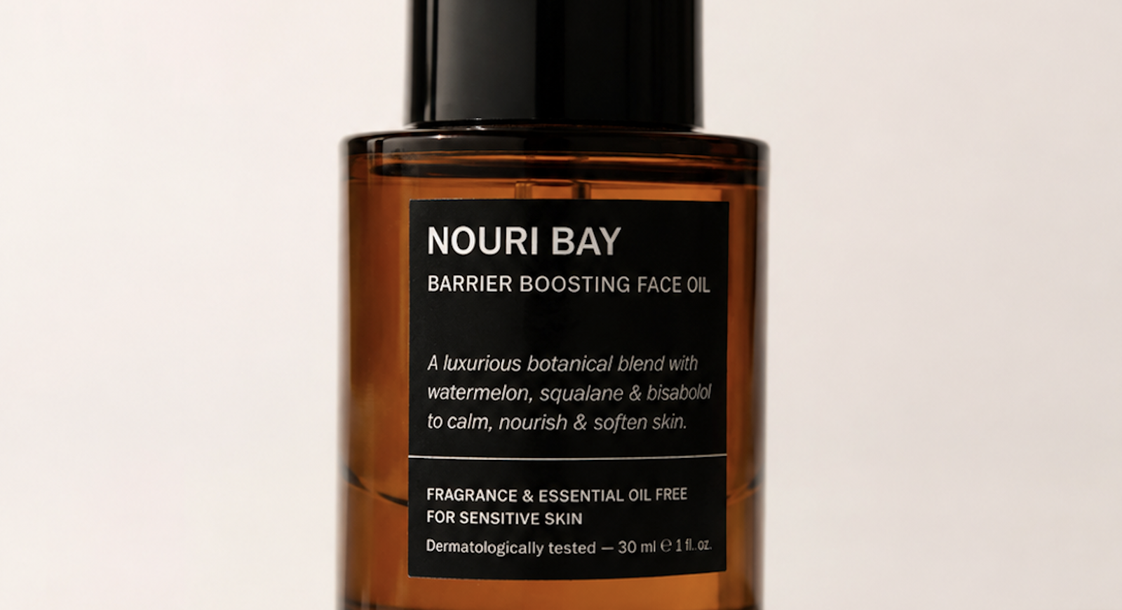 Nouri Bay Barrier Boosting Face Oil for sensitive skin