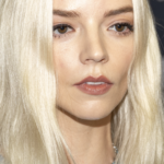Anya Taylor-Joy with long platinum blonde hair at the Toronto International Film Festival.