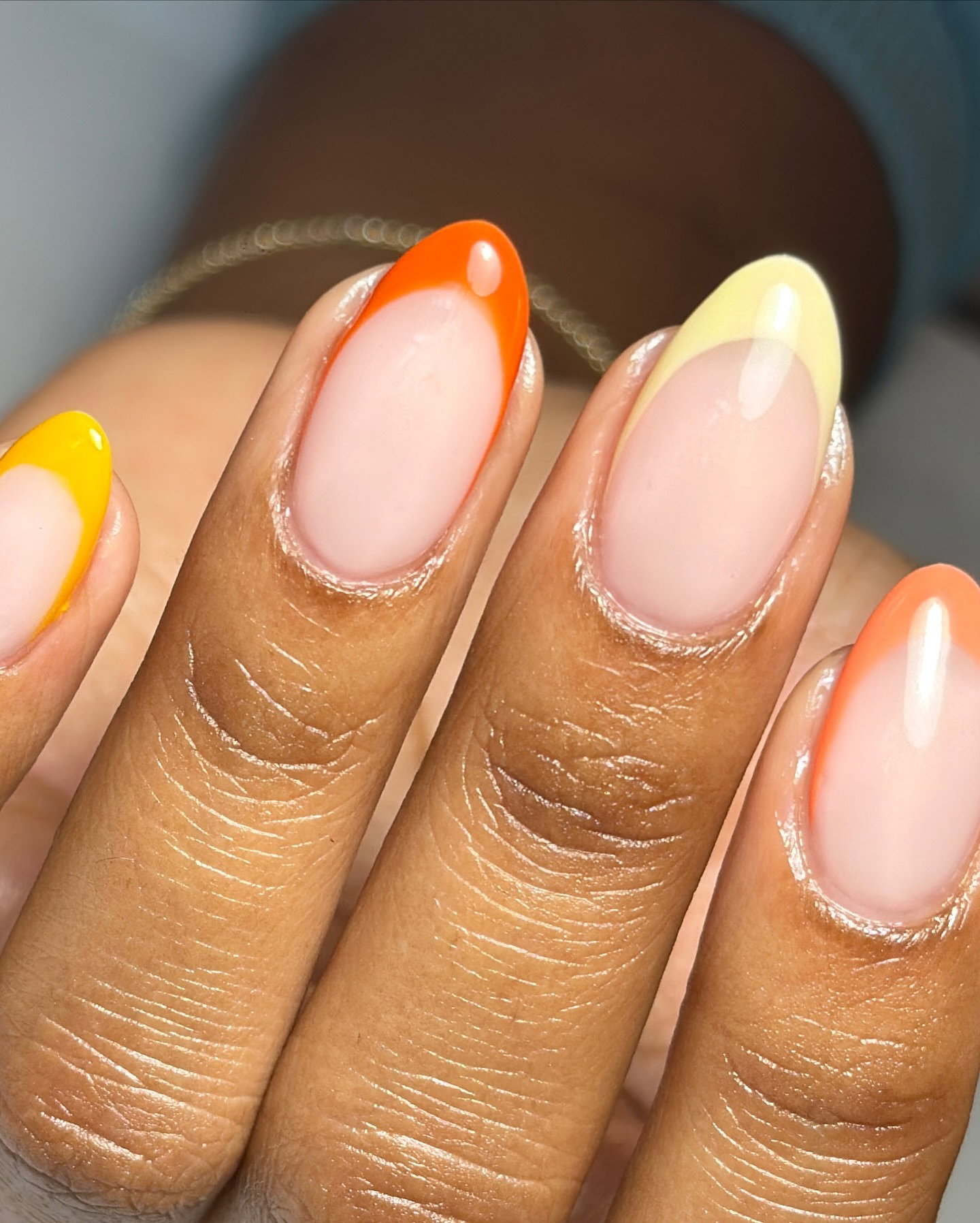 Red French tip Halloween nails with white ghosts and black cat nail art.